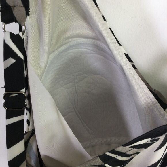 Miraclesuit Women Nora Safari Zebra One Piece Swimsuit Black/White Plus Size 20W - Picture 15 of 16